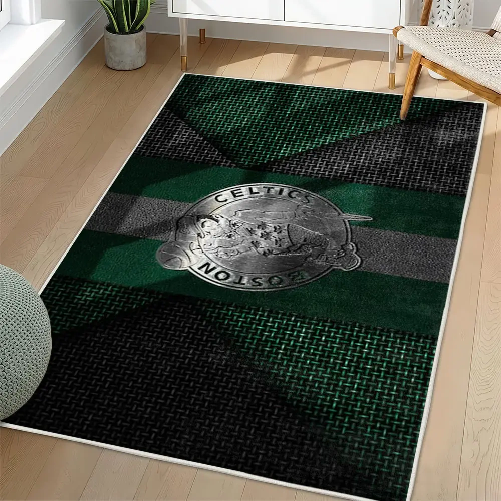 Boston Celtics Area Rug, NBA Non-Slip Mat for Basketball Fans 2250926429