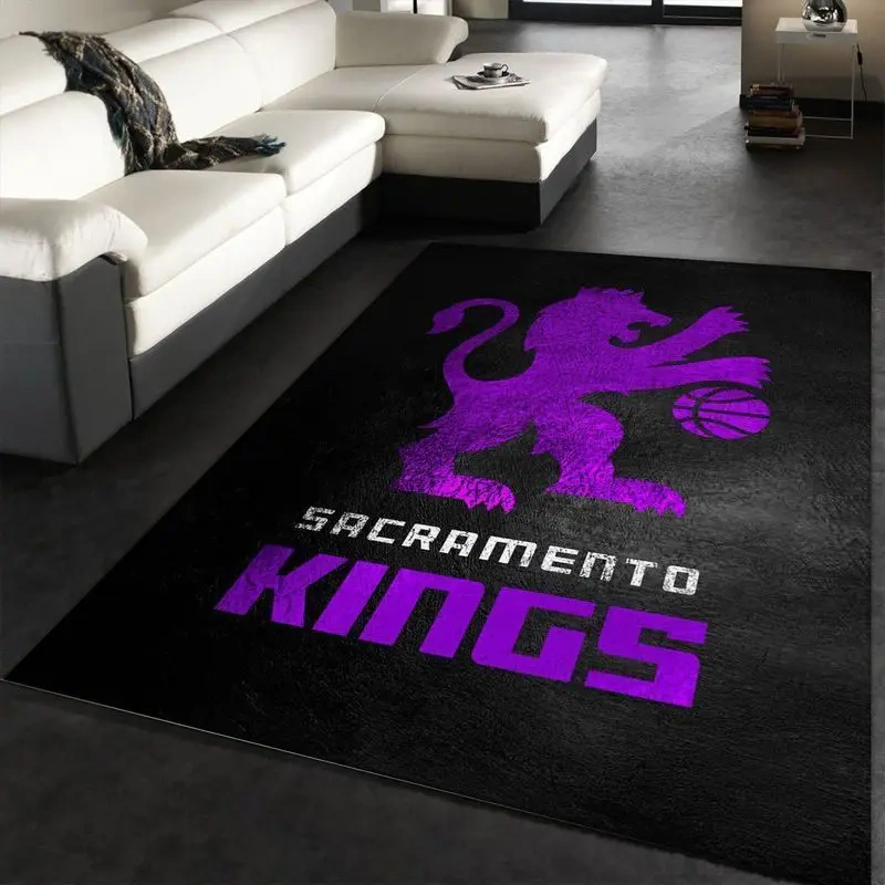 Sacramento Kings Area Rug, NBA Floor Decor, Non-Slip for Basketball Fans 2891117