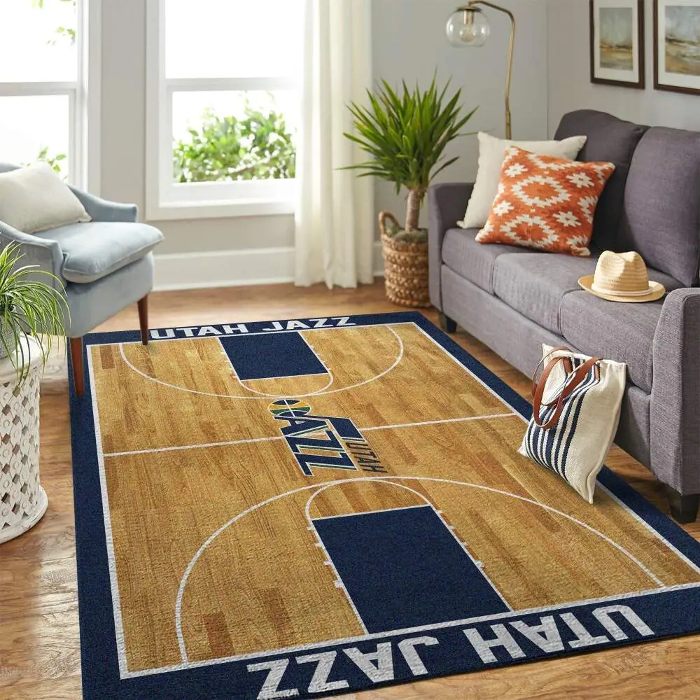 Utah Jazz Area Rug, NBA Floor Decor, Non-Slip for Basketball Fans 289181