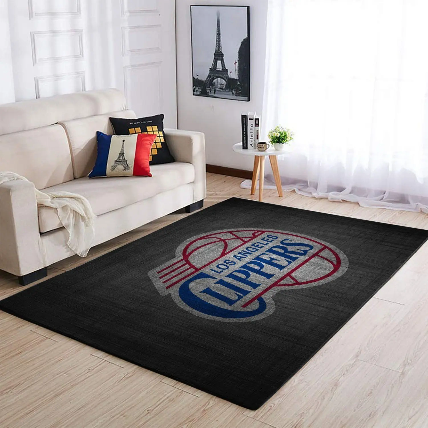 Los Angeles Clippers Area Rug, NBA Floor Decor, Non-Slip for Basketball Fans 2891200
