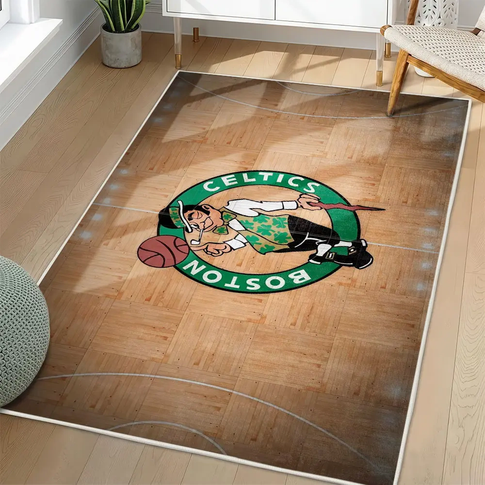 Boston Celtics Area Rug, NBA Non-Slip Mat for Basketball Fans 2250926456
