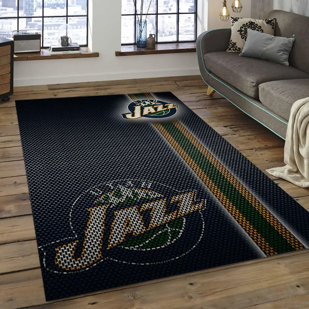 Utah Jazz Area Rug, NBA Floor Decor, Non-Slip for Basketball Fans 289974