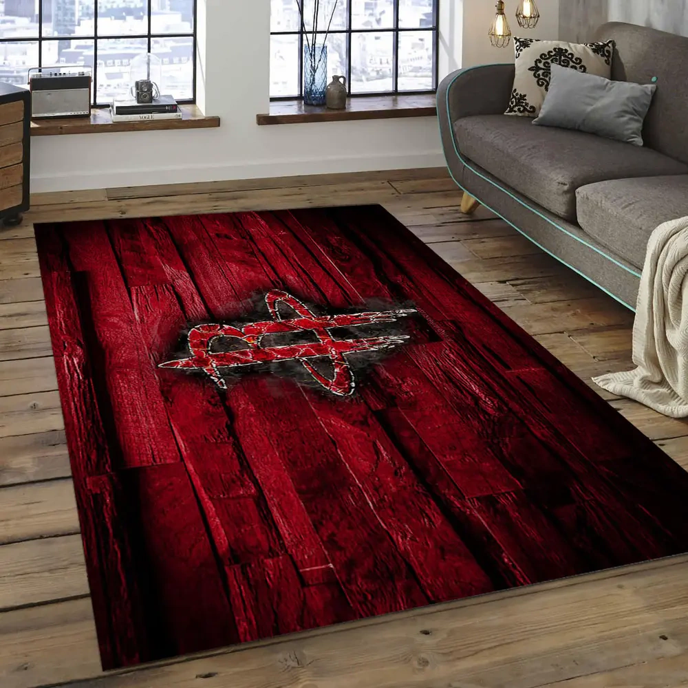 Houston Rockets Area Rug, NBA Floor Decor, Non-Slip for Basketball Fans 2891081