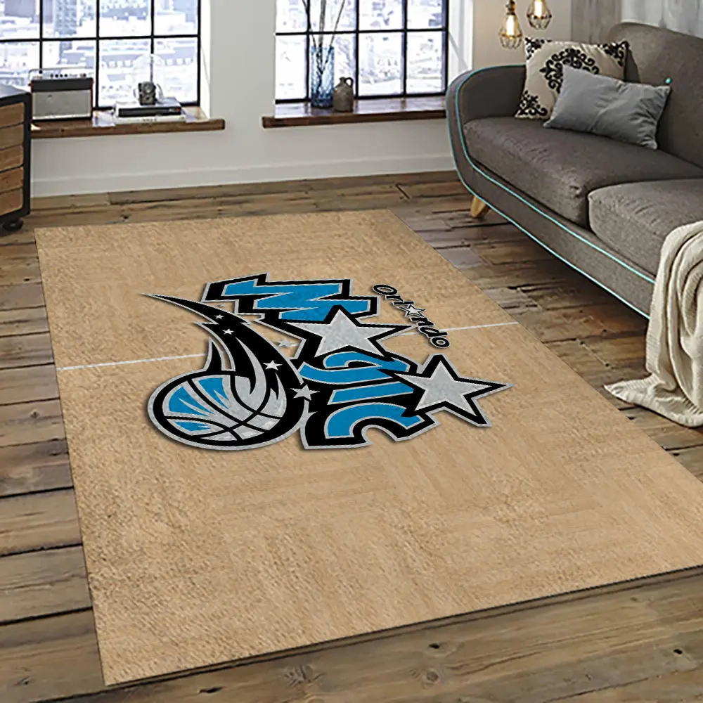 Orlando Magic Area Rug, NBA Floor Decor, Non-Slip for Basketball Fans 289382
