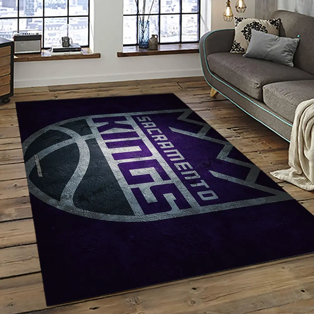 Sacramento Kings Area Rug, NBA Floor Decor, Non-Slip for Basketball Fans 289240