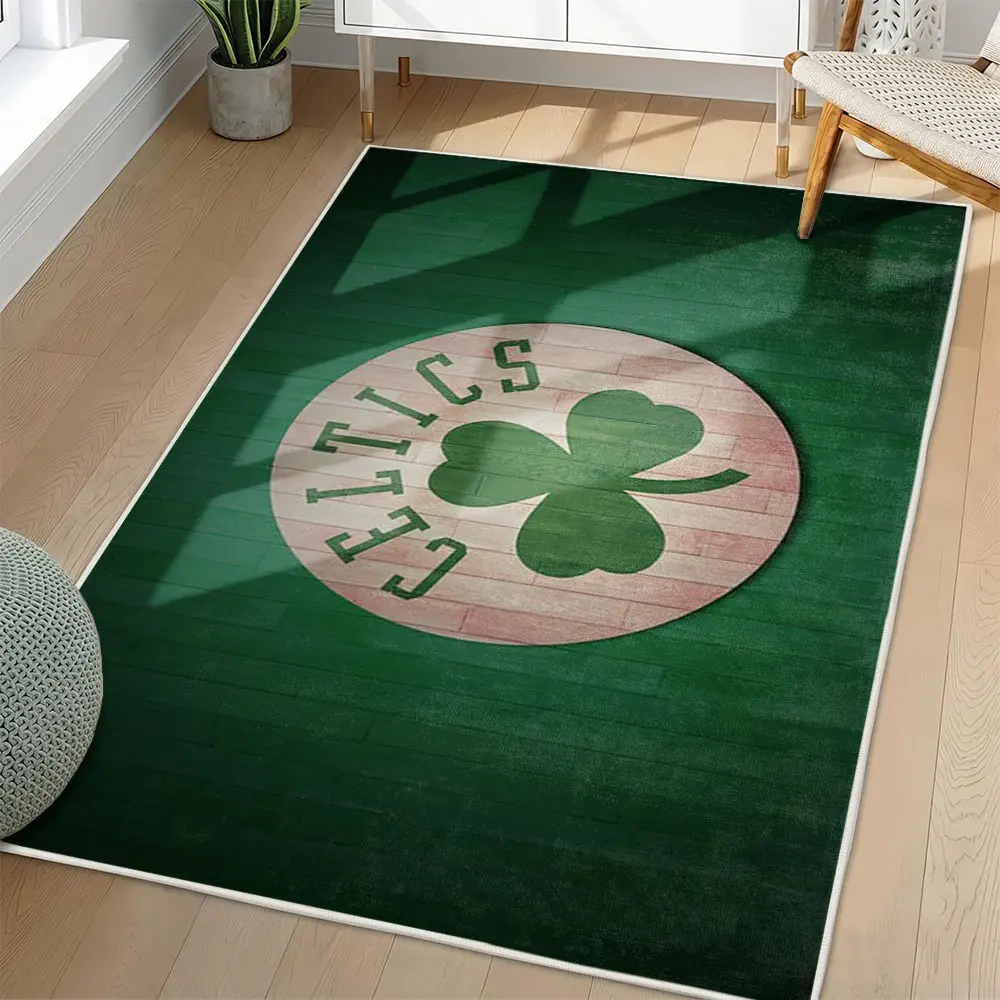 Boston Celtics Area Rug, NBA Non-Slip Mat for Basketball Fans 2250926450
