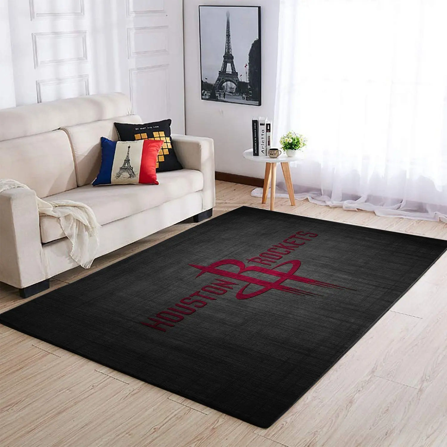 Houston Rockets Area Rug, NBA Floor Decor, Non-Slip for Basketball Fans 2891144