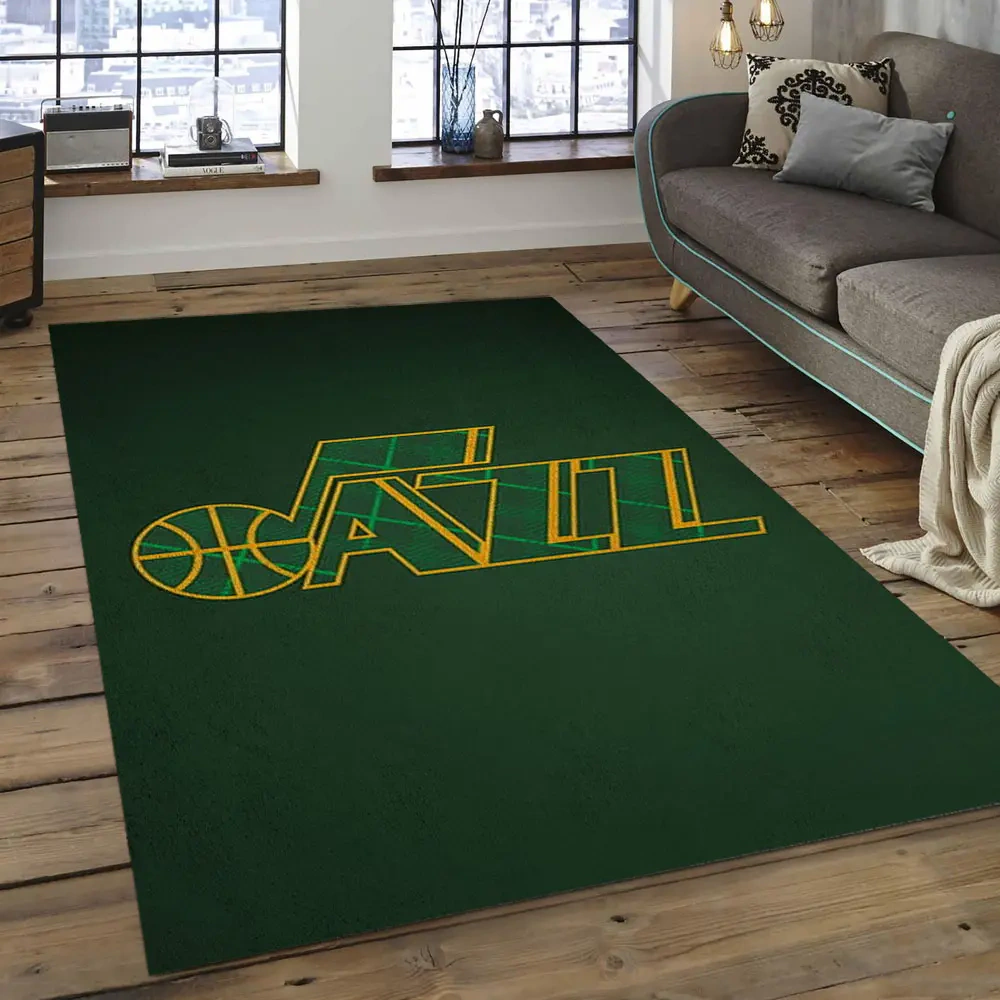 Utah Jazz Area Rug, NBA Floor Decor, Non-Slip for Basketball Fans 289968