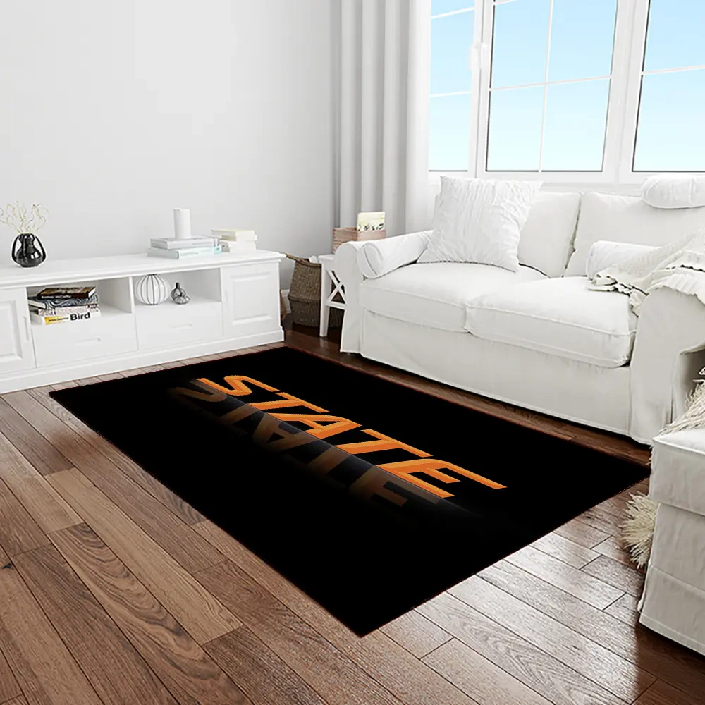 Oklahoma State Cowboys Rug, NCAA Team Rectangular Living Room Area Rug, Gift for Sports Fans 1310150997