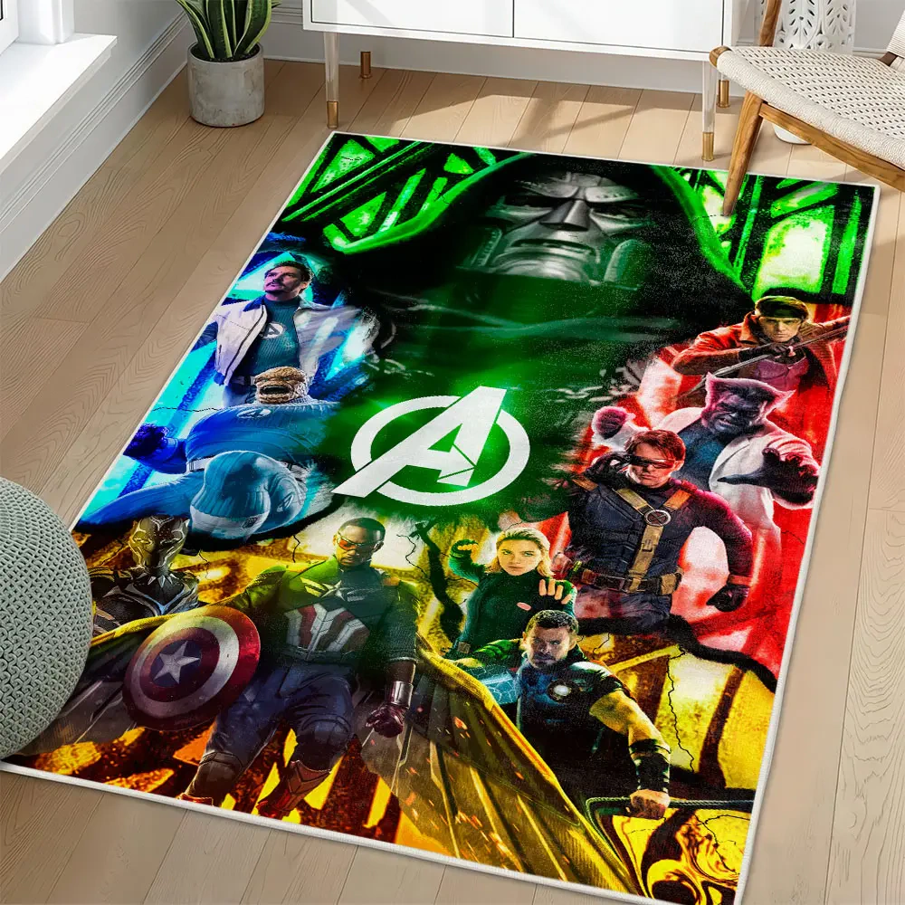 Avengers Doomsday Rug, Movie Rectangular Living Room Area Rug, Presents for Movie Lovers 1310824