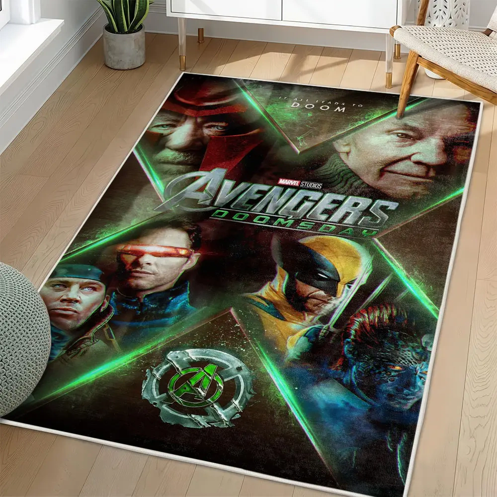 Avengers Doomsday Rug, Movie Rectangular Living Room Area Rug, Presents for Movie Lovers 1310823